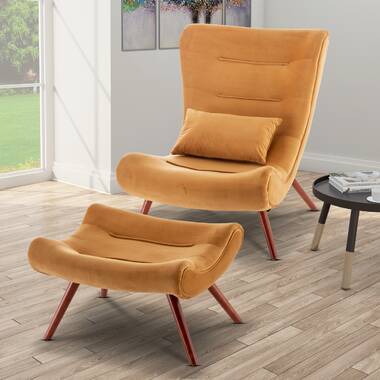 Pigeon lounge chair online & footstool